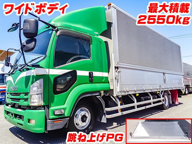 H29/11 いすゞ フォワード アルミウイング・パワーゲート付 TKG-FRR90S2