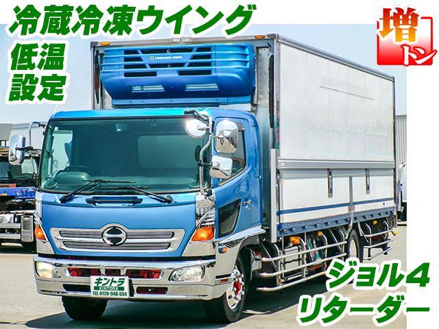 H21/6 日野 レンジャー 冷蔵冷凍ウイング BDG-FE8JPWA
