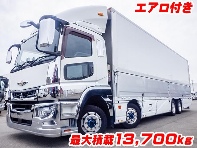 H29　三菱ふそう　スーパーグレート　パブコ製アルミウイング　エアロ付き　最大積載13,700kg　後輪エアサス
