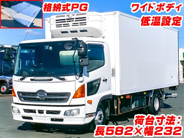 H27　日野　レンジャー　冷蔵冷凍車　格納パワーゲート　システムフロア　ラッシングレール　最大積載3,000kg