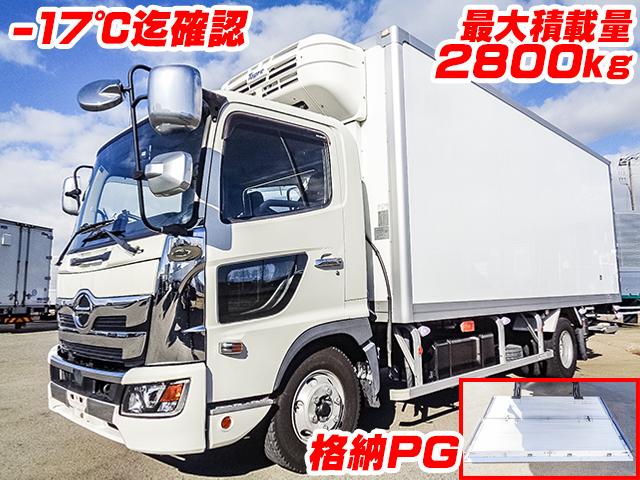 H30　日野　レンジャー　東プレ製冷蔵冷凍車　－30度設定　新明和製格納パワーゲート　無線リモコン　有線リモコン　床：縞アルミ　ラッシングレール2段