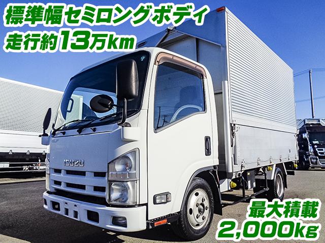 H24　いすゞ　エルフ　アルミウイング　最大積載2,000kg　セミロングボディ