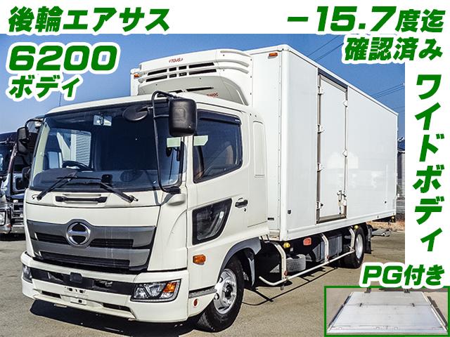 R1　日野　レンジャー　冷蔵冷凍車　後輪エアサス　ワイドボディ　パワーゲート付き