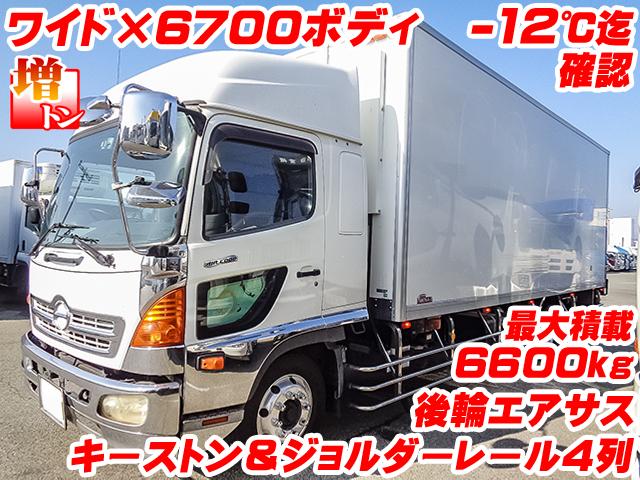 H22　日野　レンジャー　冷蔵冷凍車　菱重製　－30度設定　最大積載6600kg　増トン　キーストン　ジョルダーレール4列　ハイルーフ
