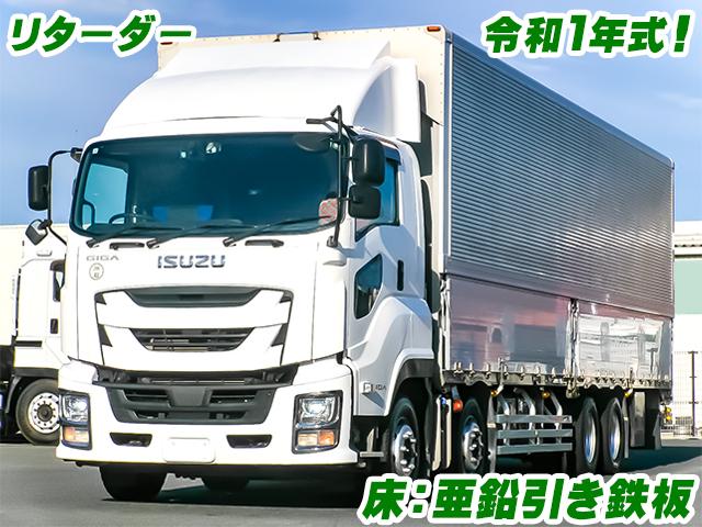 R1　いすゞ　ギガ　アルミウイング　亜鉛引き鉄板　スムーサー　後輪エアサス　ラッシングレール　