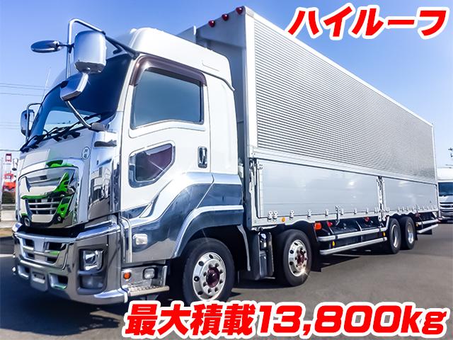 H29　いすゞ　ギガ　大型　アルミウイング　フルハーフ製アルミウイング　最大積載13,800kg　ハイルーフ