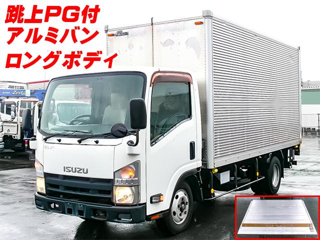 H24/10 いすゞ エルフ アルミバン(箱車)・パワーゲート付 TKG-NMR85AN