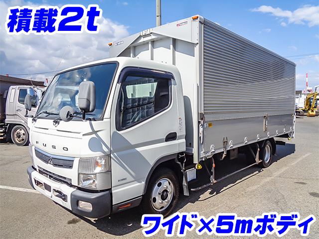 R2　三菱ふそう　キャンター　アルミウイング　ワイドボディ　ロングボディ　ラッシングレール2段　内フック